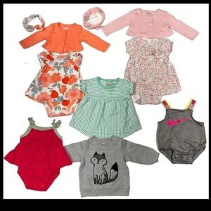 Baby Clothes Bundles Newborn Matching Dress Sets and Random Outfits